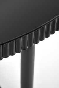 MASUTA DE CAFEA COSMO S, 60 CM, NEGRU/NEGRU, DIN MDF, STICLA SI METAL, STIL MODERN - Img 10