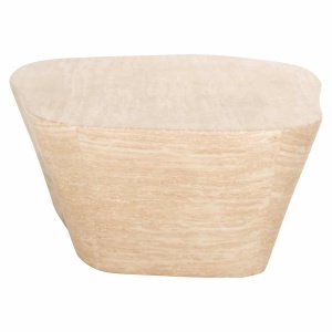 MASUTA DE CAFEA FICTUS, 212249, CONFECTIONATA DIN TRAVERTIN ARTIFICIAL, BEJ, STIL MODERN - Img 4