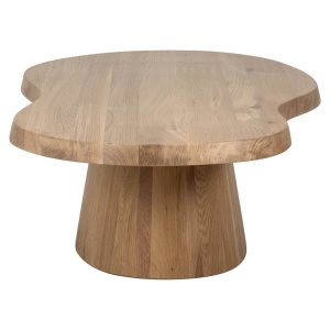 MASUTA DE CAFEA RIVA, 211995, CONFECTIONATA DIN LEMN MASIV DE STEJAR, CULOARE NATURALA, STIL MODERN - Img 2