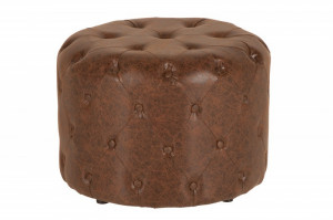 MASUTA DE CAFEA/TABURET 60 cm CHESTERFIELD 39424 STIL VINTAGE - Img 5