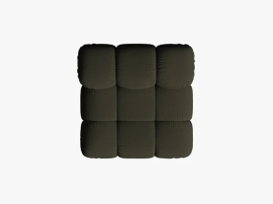 MODUL CANAPEA BELLIS, VERDE AMAZON, CU TAPITERIE DIN TEXTIL 3D SONIC, MICADONI - Img 3