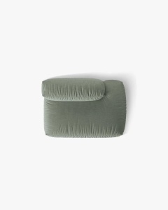 MODUL CANAPEA/COLTAR MARTINA, 133X106 CM, PE DREAPTA, VERDE MUSCHI, TAPITAT CU TAPITERIE DIN TEXTIL STRUCTURAT BOSTON, MICADONI - Img 4