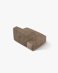 MODUL CANAPEA/COLTAR MARTINA, 133X106 CM, PE STANGA, GHINDA, TAPITAT CU TAPITERIE DIN TEXTIL COORDOI TILIA, MICADONI - Img 3