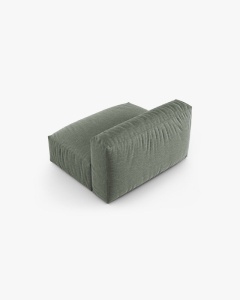 MODUL CANAPEA/COLTAR MARTINA, 90X132 CM, VERDE MUSCHI, TAPITAT CU TAPITERIE DIN TEXTIL STRUCTURAT BOSTON, MICADONI - Img 3