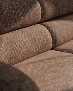 MODUL CANAPEA/COLTAR NEO, PE DREAPTA, MARO, 110X100 CM, TAPITAT CU TAPITERIE DIN TEXTIL CHENILLE SILENCIO, MICADONI - Img 5