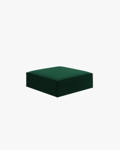 MODUL CANAPEA KAELLE, 80X100 CM, VERDE SMARALD, CU TAPITERIE DIN TEXTIL CATIFEA BLUVEL, MICADONI - Img 1