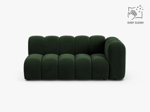 MODUL CANAPEA LUPIN, PE DREAPTA, 173 CM, VERDE SMARALD, CU TAPITERIE DIN TEXTIL CATIFEA VENUS, MICADONI
