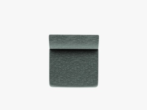 MODUL CANAPEA MILEY, CU SPATAR, VERDE BANEZINA, CU TAPITERIE DIN TEXTIL CHENILLE HAGA, MICADONI - Img 4