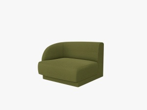 MODUL CANAPEA MILEY, PE STANGA, CU TAPITERIE DIN TEXTIL BOUCLE BALOO, MICADONI - Img 2