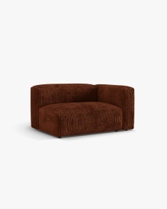 MODUL COTIERA CANAPEA/COLTAR MARTINA, 160X106 CM, PE DREAPTA, CARAMIZIU, TAPITAT CU TAPITERIE DIN TEXTIL CORDOI TILIA, MICADONI - Img 2