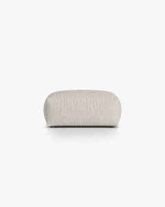 MODUL POUF CANAPEA/COLTAR MARTINA, 103X73 CM, BEJ, TAPITAT CU TAPITERIE DIN TEXTIL BOUCLE MONET, MICADONI