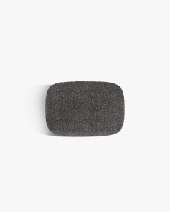 MODUL POUF CANAPEA/COLTAR MARTINA, 103X73 CM, GRI ANTRACIT, TAPITAT CU TAPITERIE DIN TEXTIL BOUCLE MONET, MICADONI - Img 3