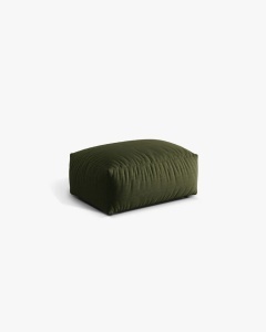MODUL POUF CANAPEA/COLTAR MARTINA, 103X73 CM, VERDE, TAPITAT CU TAPITERIE DIN TEXTIL STRUCTURAT BOSTON, MICADONI - Img 2