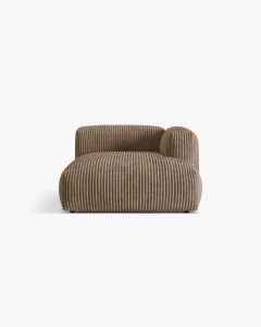 MODUL SEZLONG CANAPEA/COLTAR MARTINA, 130X176 CM, PE DREAPTA, GHINDA, TAPITAT CU TAPITERIE DIN TEXTIL CORDOI TILIA, MICADONI