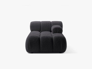 MODUL SEZLONG COLTAR BELLIS, PE DREAPTA, CU TAPITERIE DIN TEXTIL BOUCLE ROLF, MICADONI