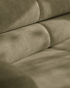 MODUL SEZLONG COLTAR NEO, PE DREAPTA, VERDE MASLINIU DESCHIS, 110X165 CM, TAPITAT CU TAPITERIE DIN TEXTIL CHENILLE GOLD, MICADONI - Img 5