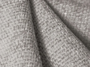 MODUL SEZLONG MILEY, PE STANGA, GRI DESCHIS, CU TAPITERIE DIN TEXTIL CHENILLE HAGA, MICADONI - Img 5