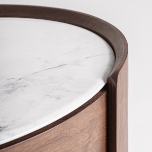 NOPTIERA EXCLUSIVISTA STUETTA 60CM, FURNIR, MDF STEJAR SI PIATRA, VICAL HOME - Img 5
