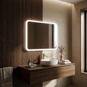 OGLIDA PENTRU BAIE, CU LED, 100X60CM, TOP-4, CALITATE SUPERIOARA