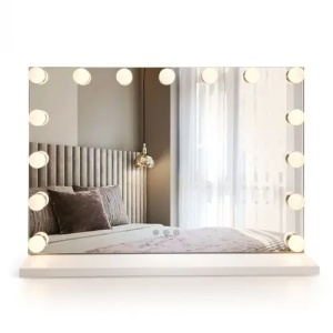 OGLINDA CU LED, PENTRU MACHIAJ, HOLLYWOOD ALBA, CALITATE SUPERIOARA - Img 2