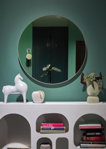 OGLINDA DE PERETE, PATINA, 70X70CM, AURIU CREM, ARTIM GROUP SELECTION