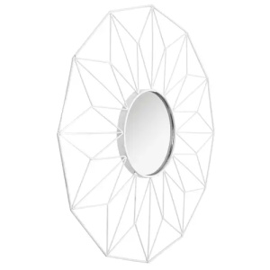 OGLINDA DECORATIVA GEOMETRICA ALBA 58 CM, ANTI-ABURIRE - Img 2