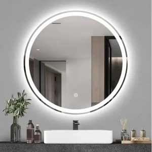OGLINDA PENTRU BAIE, CU LED 80cm BAS P11242, CALITATE SUPERIOARA - Img 5