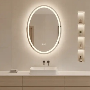 OGLINDA PENTRU BAIE, CU LED, MARCO 50X70 CM, CALITATE SUPERIOARA - Img 3