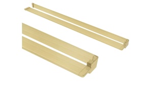 PARAVAN DE DUS REA AERO N WALK IN, 100CM, AURIU PERIAT, DIN STICLA, CALITATE SUPERIOARA - Img 3