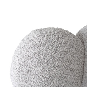 PAT 160X200CM, ARTIM MEBLE, CU SPATIU DE DEPOZITARE, REALIZAT DIN TEXTIL BOUCLE GRI, STIL MODERN - Img 9