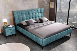 PAT 160X200CM, CATIFEA FINA, MICROFIBRA PETROL, MODEL DEOSEBIT, ARTIM GROUP SELECTION