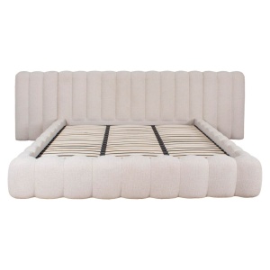 PAT 180X210 CUPIDON CREAM FANCY, 214117, CONFECTIONAT DIN LEMN MASIV DE PIN, POLIESTER SI SPUMA, CREM, STIL MODERN - Img 2