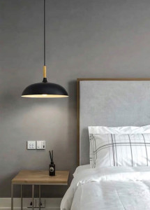 PENDUL ANZO, 18x45/100 cm, NEGRU, DIN ALUMINIU, STIL MODERN, TU - Img 2