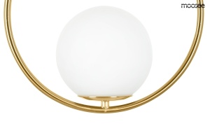 PENDUL AURELIA 25 GOLD, CONFECTIONAT DIN STICLA SI METAL, STIL MODERN - Img 2