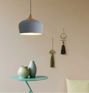 PENDUL BARI APP183-1CP, 29x35 cm, GRI, DIN ALUMINIU, STIL MODERN, TU - Img 6
