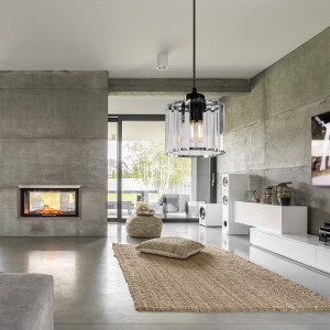 PENDUL BLACK CRYSTAL APP511-1CP, 14X90, NEGRU, DIN METAL SI STICLA, STIL MODERN, TU - Img 8