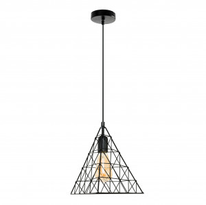 PENDUL LH2058, LOFT STYLE, 28x25/73 cm, NEGRU, DIN OTEL SI METAL DE INALTA CALITATE, STIL MODERN, TU - Img 6
