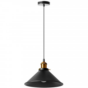 PENDUL PORTO BLACK, 26x100 cm, NEGRU, DIN METAL, STIL MODERN, TU - Img 2