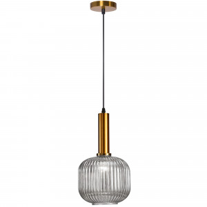 PENDUL TRANSPARENT APP460-1CP, 20.5X18.5 cm, TRANSPARENT, DIN STICLA SI METAL, STIL MODERN, TU - Img 2