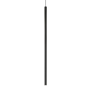 PENDUL ULTRATHIN D100 ROUND DALI/PUSH, NEGRU, DIN METAL, STIL MODERN - Img 1