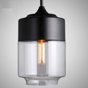 PENDUL ZENIT C BLACK APP020-1CP, 25x18/100 cm, NEGRU, DIN STICLA DE INALTA CALITATE, METAL SI PLASTIC, STIL MODERN, TU - Img 2