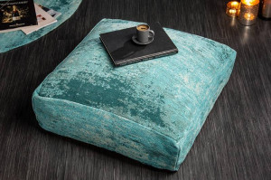 PERNA DE PODEA 70CM, MODERN ART, COD 41267, TEXTIL DE CULOARE TURCOAZ - Img 3