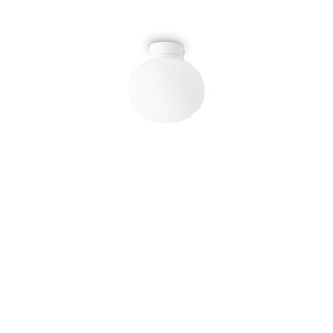 PLAFONIERA COTTON PL1 D13, ALB, DIN STICLA, STIL MODERN
