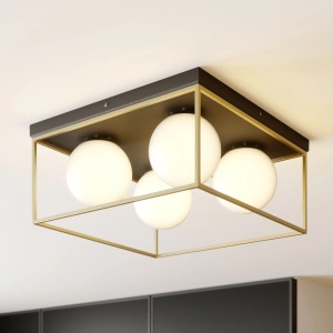 Plafoniera de tavan Gold White APP1168-4C - Img 2