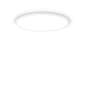 PLAFONIERA FLY SLIM PL D60, ALB, DIN ALUMINIU, STIL MODERN
