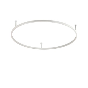 PLAFONIERA ORACLE SLIM PL D090 ROUND, ALB, DIN POLICARBONAT, STIL MODERN