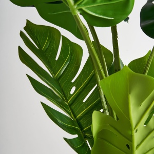 PLATA ORNAMENTALA, MONSTERA 128CM, REF. 29113, CONFECTIONAT DIN POLIETILENA, VICAL , STIL MODERN - Img 2