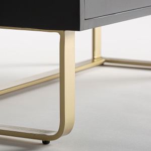 PROMOTIE!!! COMODA GATSBY 90CM, DIN MDF DE CULOARE NEAGRA, DESIGN EXCLUSIVIST, VICAL HOME - Img 6