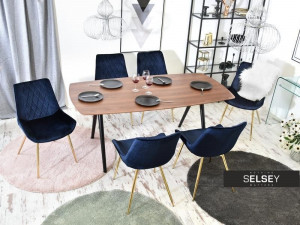SCAUN ADEL DIN METAL SI TEXTIL IN DESIGN CLASIC ELEGANT - Img 5