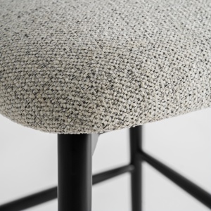 SCAUN DE BAR GLADES 107CM, DIN LEMN SI TEXTIL, STIL MODERN, VICAL HOME - Img 6